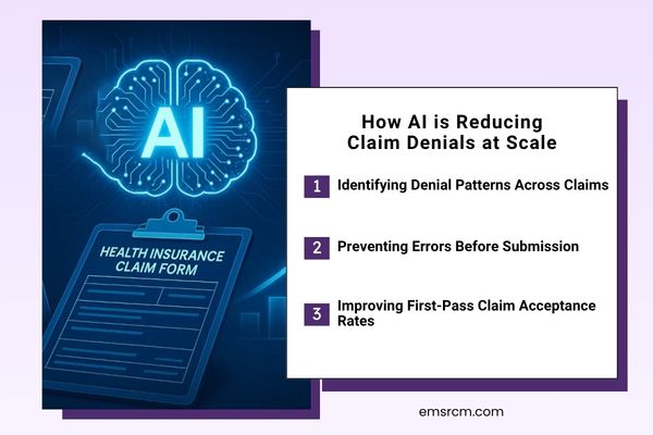 How AI is Transforming Revenue Cycle Management (RCM) 1 How AI is Reducing Claim Denials at Scale