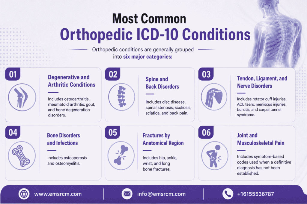 Orthopedic ICD-10 Coding Guide: Structure, Rules, and High-Volume Conditions 2 Most Common Orthopedic ICD 10 Conditions