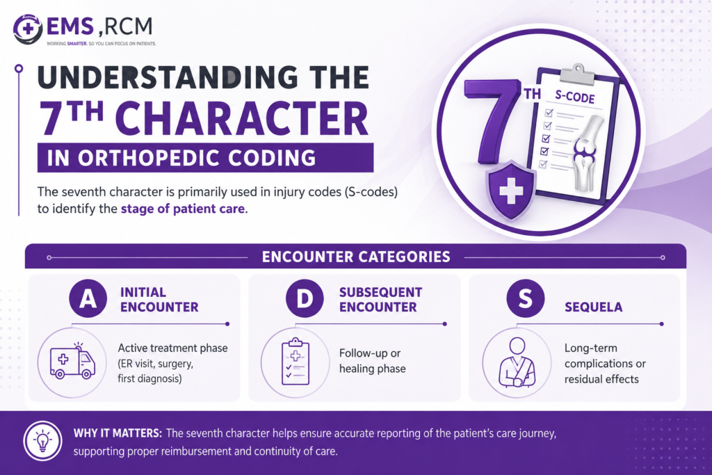 Orthopedic ICD-10 Coding Guide: Structure, Rules, and High-Volume Conditions 1 Understanding the 7th Character in Orthopedic Coding